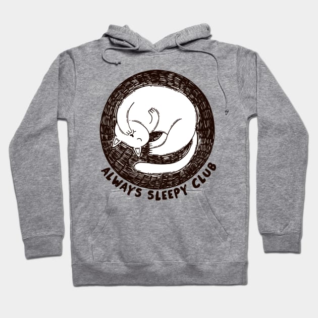 Always Sleepy Club Hoodie by Tania Tania